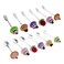 LIYING 6 PCES CAKE SPOON AND 6 PCES CAKE FORK SILVER