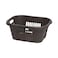 Cosmoplast Oval Laundry Basket Brown 40L