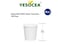 Yesocea 4 Oz Disposable White Paper Cups With White Lids - On The Go Hot And Cold Beverage All-Purpose Sampling Portion Cup For Coffee, Espresso, Water, Juice And Tea, Food Grade Safe [50 Sets]