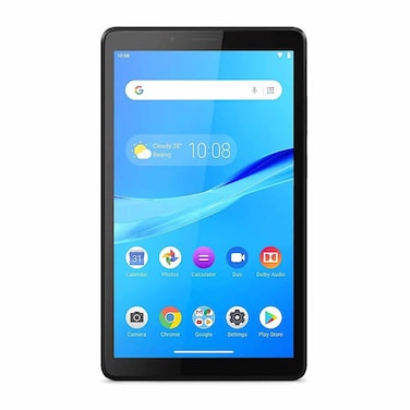 لينوفو TB-7305X تابلت - 7 بوصة 32 جيجا/ 2 جيجا شبكة الجيل الرابع - اسود مع جراب وشاشة حماية