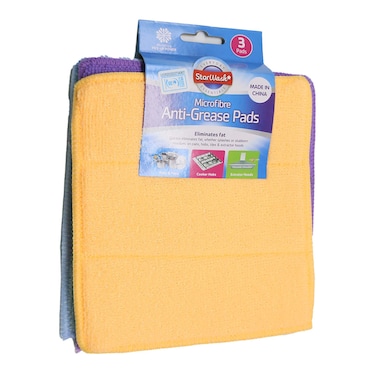 Starwash Microfibre Anti Grease Pads 3 Pieces