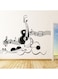 Spoil Your Wall Guitar And Music Wall Sticker Black