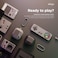 elago AW5 Hang designed for Samsung Galaxy Buds 3/3 Pro case cover with carabiner - Black