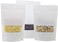 Food Pouches 12pcs Size 20x14x4cm, Kraft Stand Up Food Bags, Zip Lock Reusable Packing Pouches with Transparent Window and Tear Notch Thicken Heat Sealable, or Storing, Cookie and Snack, Paper pouch