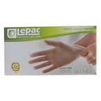 Buy Lepac Powder-Free Gloves White Medium 100 PCS in UAE