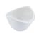 Shallow Porcelain Serving Bowl White 8x3.5cm