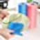 Marrkhor 3 Rolls 150Pcs Disposable Kitchen Towels Cleaning Cloths,Reusable Eco-Friendly Washable Reusable Household Dish Cloths Rags Rolls,Non-Woven Towels (50 Sheets/3 Pack,Random Color)