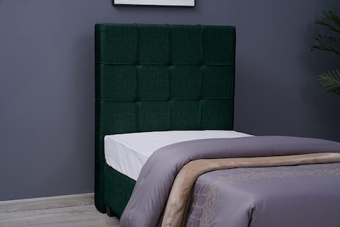 PAN Home Home Furnishings Hermonia Headboard Chanel Olive Green L-120: H-125cm Olive Green