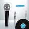 Mike Music Dynamic Vocal Microphone &ndash; Cardioid (Microphone, Black)
