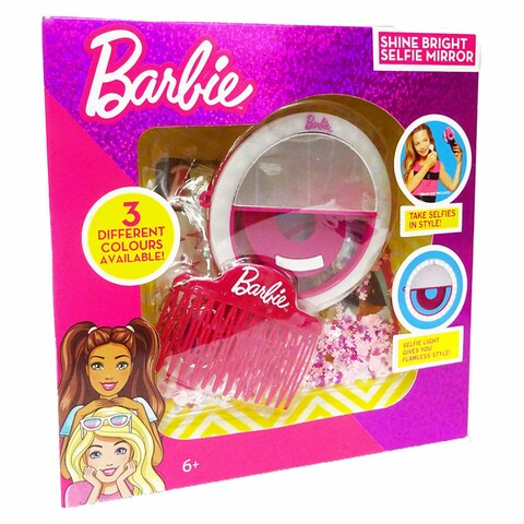 Barbie Shine Bright Selfie Mirror 6 PCS