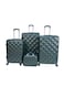 Morano 6-Pieces Morano Luggage Trolley Bags Set (Dark Green)