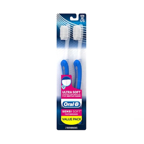 Oral-B Sensi Soft Ultra Soft Tooth Brush 2 Pieces