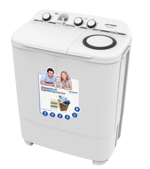 Aftron 6kg Twin Tub Washing Machine White AFW66100X