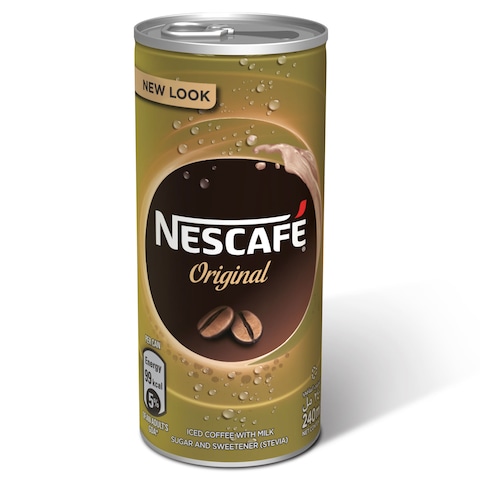 Nescafe Ready To Drink Original Chilled Coffee Can 240ml x6