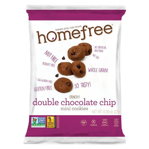 Homefree Double Chocolate Chip Mini Cookies 27g