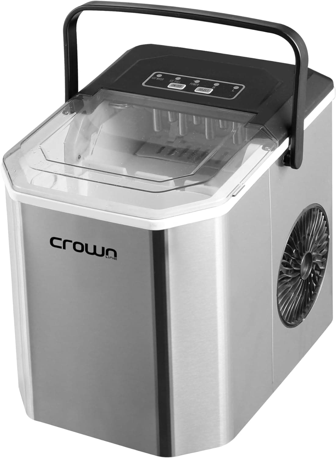 Buy Crownline IM-411 Portable Ice Maker, 12kg/24Hrs, 9-Bullet Ice/6 ...