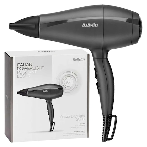 Babyliss Hair Dryer - 2000 Watt - Black - 5910E