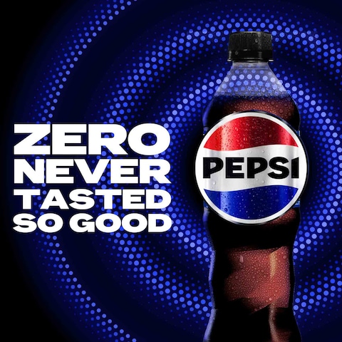 Pepsi Zero Cola Beverage Bottle 500ml