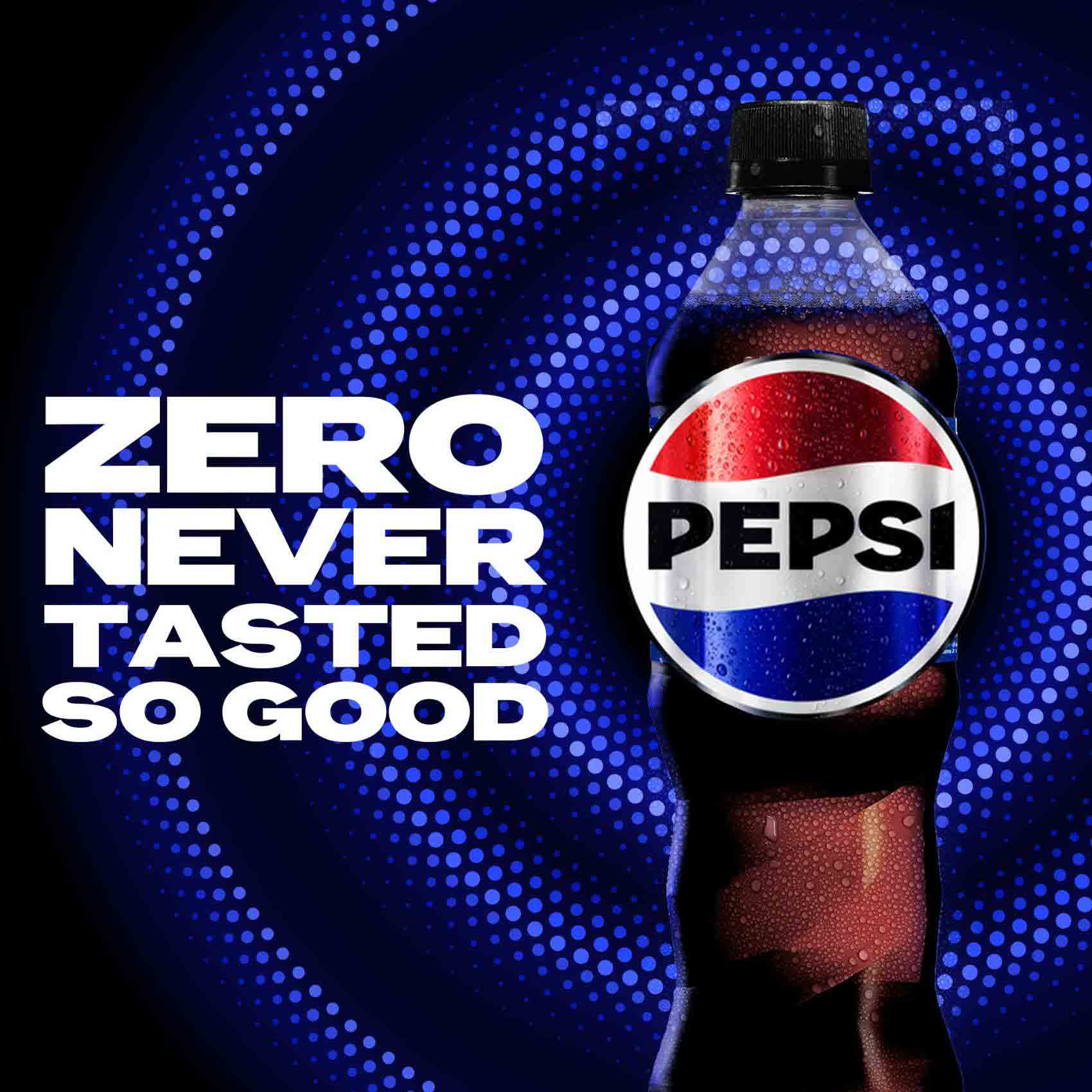 Pepsi Zero Cola Beverage Bottle 500ml