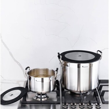 Buy PAN Home Masterpro Cooking Pot 3.6L - Chrome Online | Carrefour UAE