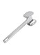 Generic Dual Sided Meat Tenderizer And Hammer Pounder Silver 25cm
