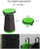 Outdoor Camping Stool Portable Foldable Telescopic Stool Fishing Stool (Green)
