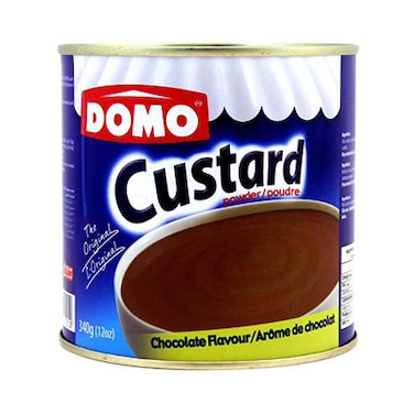Domo Custard Powder Chocolate 340GR