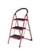 Generic 3-Step Folding Step Ladder Black/Red