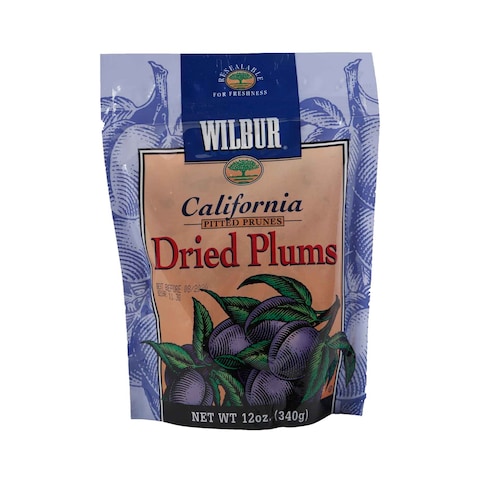 Wilbur California Pitted Prunes Dired Plums 340 Gram