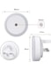 Generic LED Round Shaped Plug In Night Light Super Smart Socket Dusk To Dawn Sensor Lights