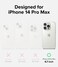 Ringke  - Apple iPhone 14 Pro Max Case Cover -  Silicone Series-  Black