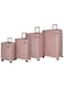 Senator Brand Hardside 4 Piece Set of 4 Wheel Spinner Luggage Trolley in Milk Pink Color A5125-4_PNK