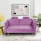 In House Rosela 2 In 1 Sofabed Velvet Upholstered - Light Purple