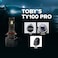 Toby&rsquo;s 2 Pieces TY-100PRO 9006 200W/Pair LED Headlight Bulb Assembly 20000/Pair Lumens Xtreme Bright With Color Temperature 6500K