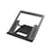 Promate Laptop Stand, Ergonomic Aluminum Multi-Level Notebook Stand up to 17 Inches with Anti-Slip Pads, Heat Dissipating and Foldable Design - DeskMate-5 Silver