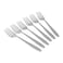 Elegante Meera Dinner Fork Set Silver 6 PCS