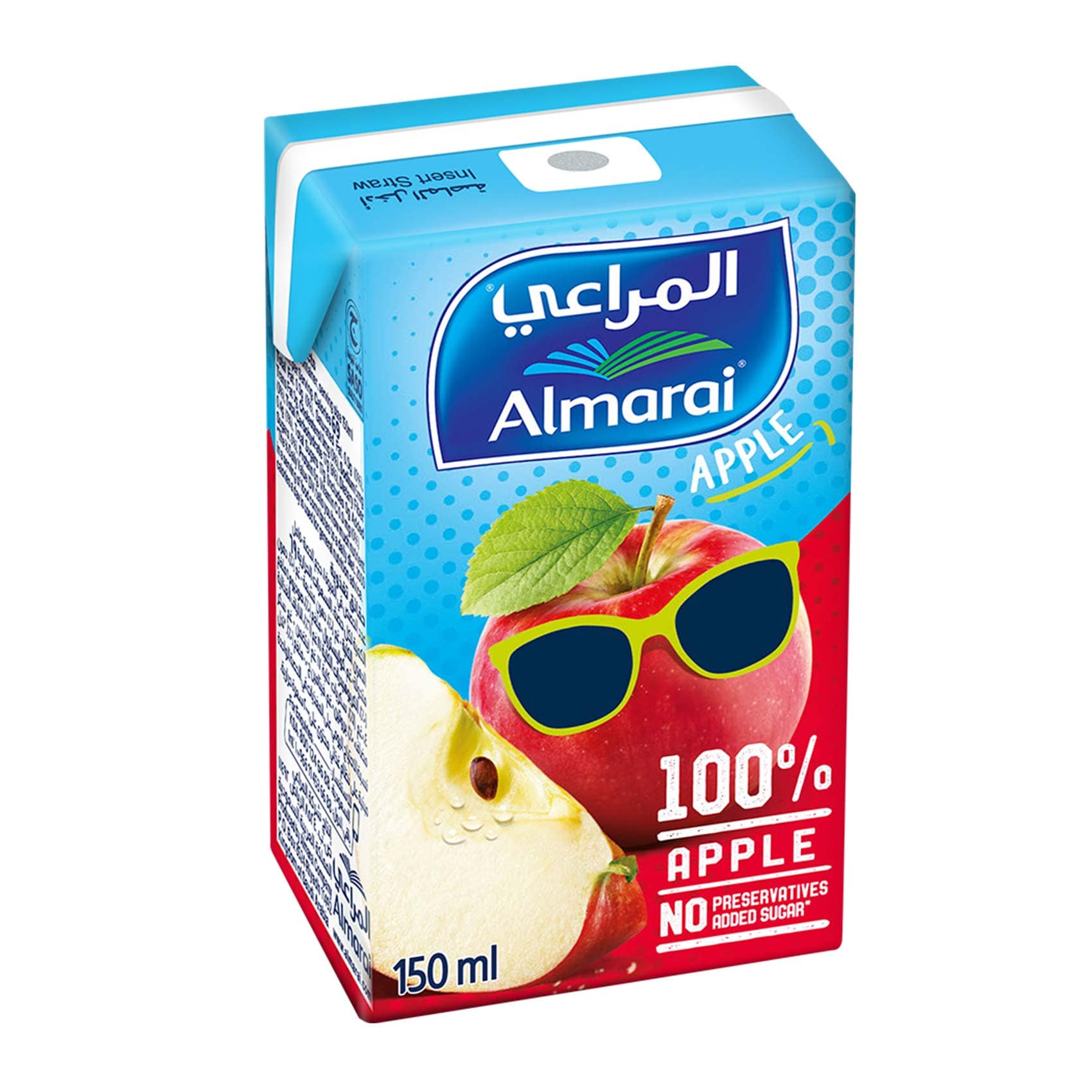 المراعي عصير تفاح 100٪ 140 مل