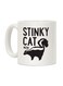 muGGyz Printed Ceramic Coffee Mug White