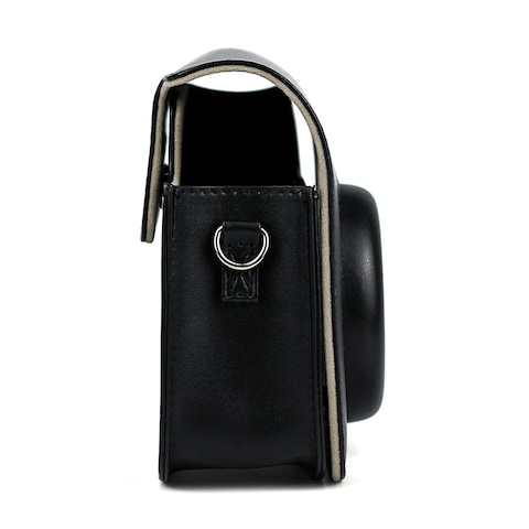 O Ozone - Fujifilm Accessories Set, Instax Mini 11 Case PU Leather with Strap - Black