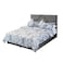 In House Cordoba Velvet Bed Frame - Single - 200x120 cm - Gray