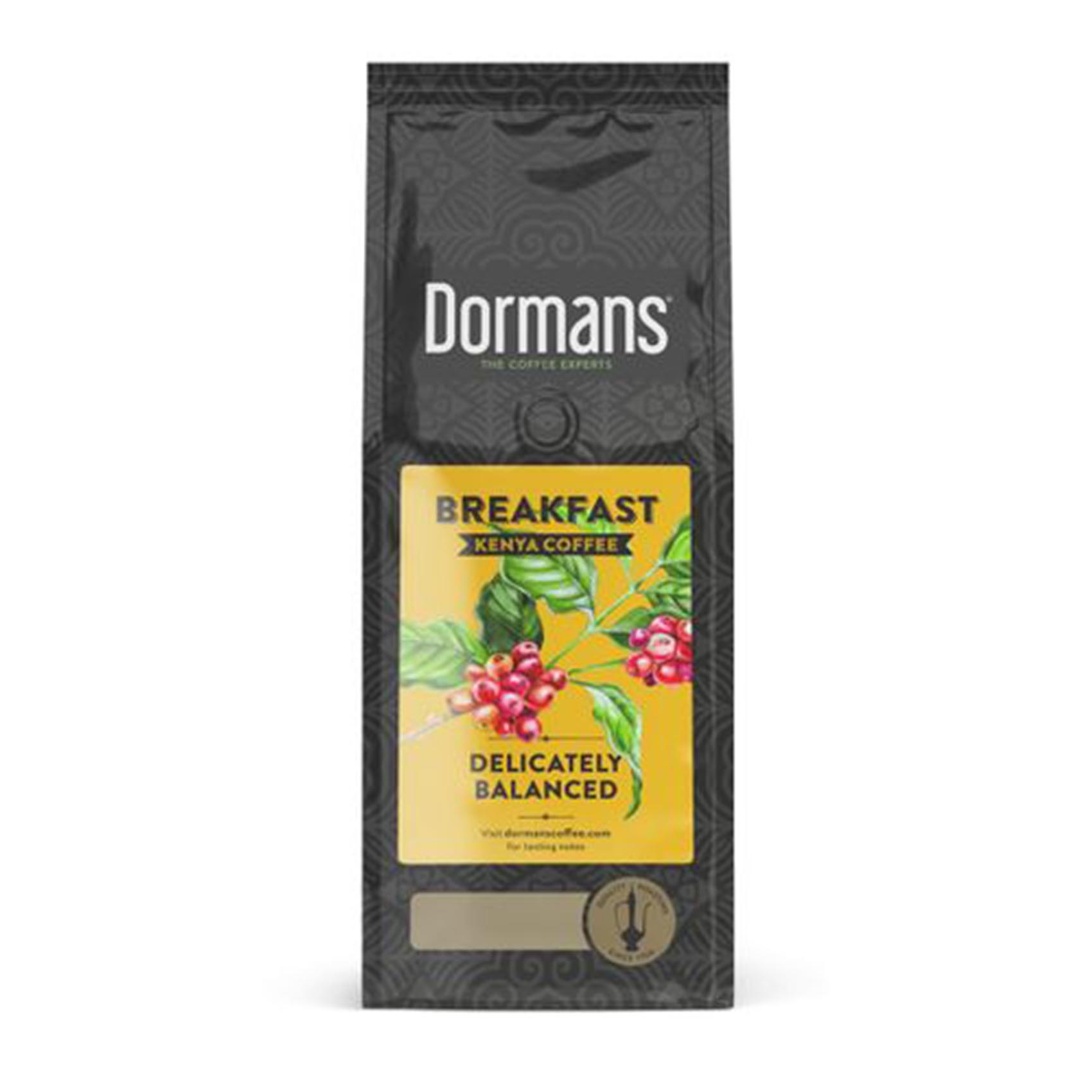 Dormans Breakfast Delicately Balanced Dark And Fine Kenya Coffee 375g