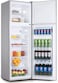 Nobel Double Door Refrigerator, Silver, 275L, R600A, NR300SI