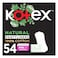 Kotex Natural Panty Liners, 100% Cotton, Normal Size, 54 Daily Panty Liners