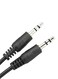 Generic Male To Male AUX Cable 1meter Black/Silver