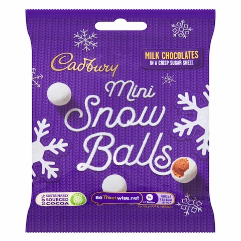 CADBURY DAIRY MILK SNOWBALLS 80G