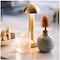 Sensor Touch USB Rechargebale Portable LED Table Lamp 3 Light Bringtness For Home Office Bar Club D&eacute;cor Gold Color