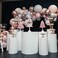 Balloon Garland Arch Kit Comes  5 To 18 Inches Macaron Colorful Thicken Balloons Used for Wedding Decoration Birthday Party Baby Shower Supplies (Pink-Gray) (169 Pcs)
