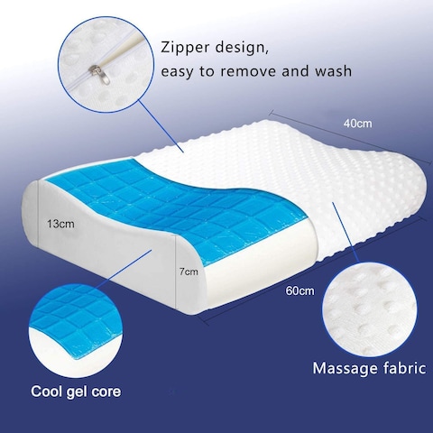 Deep Sleep Gel Memory Foam Pillow