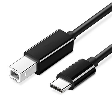 DKURVE&trade; USB C to USB B Printer Cable - 3 ft / 1m - USB C Printer Cable - USB C to USB B Cable - USB Type C to Type B