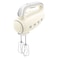 Smeg Hand Mixer HMF01CRUK, 250 W, 9 Speeds, Cream